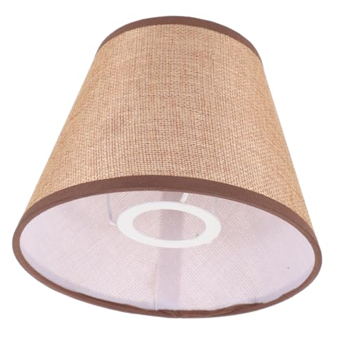 LALAFINA Stofflampenschirm mit Metallrahmen für Tischlampe und Stehlampe Eleganter Lampenschirm für Schlafzimmer und Wohnbereich Langlebig und Installieren von LALAFINA