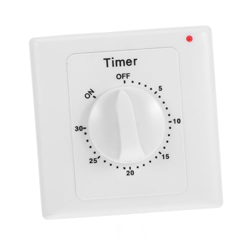 LALAFINA Timer Schalter Ersatz für Innenräume Praktischer Zeitsteuerungsschalter für Elektrosteckdosen Benutzerfreundlich Präzise Zeitschaltuhr für Effiziente Steuerung von LALAFINA Timer Schalter Ersatz für Innenräume Praktischer Zeitsteuerungsschalter für Elektrosteckdosen Benutzerfreundlich Präzise Zeitschaltuhr für Effiziente Steuerung von von LALAFINA