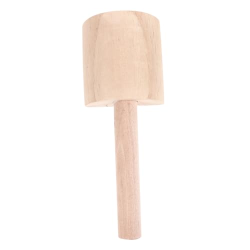 LALAFINA Tonklöppel trockener Ton texturiert Skulptur Ton Tonschnitzerei silberner Ton Figur Pottery Tools Keramik Teller Tonhand-Paddelsortiment Werkzeug Töpferzubehör Paddelbrett aus Holz von LALAFINA