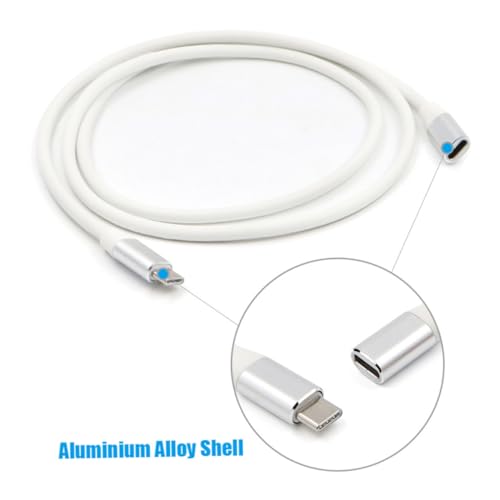LALAFINA Type C Verlängerungskabel USB Male zu Female Kompatibel mit Note Flexibles und Design Silberfarben LALAFINA Type C Verlängerungskabel USB Male zu Female Kompatibel mit Note Flexibles und Design Silberfarben von LALAFINA