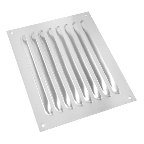 LALAFINA Ventilationsgitter Quadratisches Lüftungsgitter für Wohnung und Büro Dicke Hochwertiges Material Effektive Luftzirkulation und Wetterschutz von LALAFINA