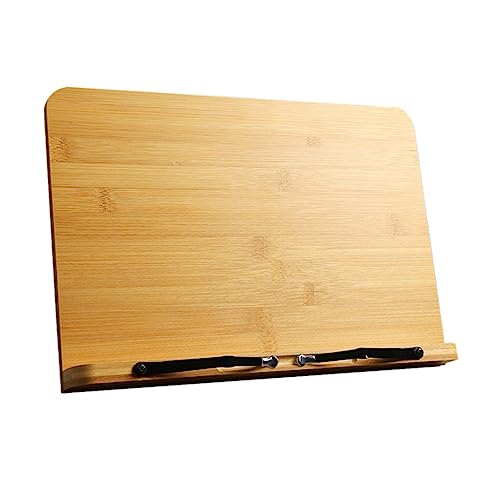 LALAFINA Verstellbarer Holz Leseständer aus Hochwertigem Material Faltbarer Desktop Buchhalter und Musiknotenständer Stabiler Klappbarer Schreibtisch und Zeichenbrettständer für LALAFINA Verstellbarer Holz Leseständer aus Hochwertigem Material Faltbarer Desktop Buchhalter und Musiknotenständer Stabiler Klappbarer Schreibtisch und Zeichenbrettständer für von LALAFINA