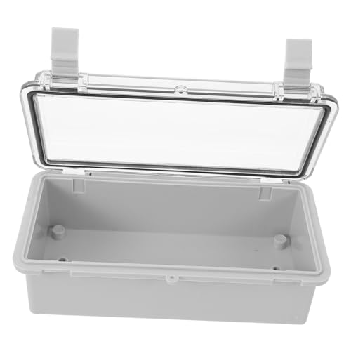 LALAFINA Wasserdichte Outdoor Verteilerbox PC Kunststoff Schutzgehäuse mit Transparentem Deckel Elektrische Abzweigdose für Kabelschutz Stoßfest und Isolierend Geeignet für LALAFINA Wasserdichte Outdoor Verteilerbox PC Kunststoff Schutzgehäuse mit Transparentem Deckel Elektrische Abzweigdose für Kabelschutz Stoßfest und Isolierend Geeignet für von LALAFINA