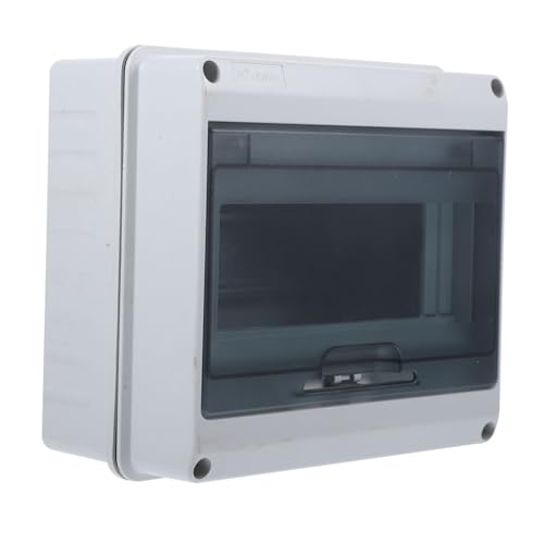 LALAFINA Wasserdichte Verteilerbox mit Wege Verteilung und Transparentem Fenster Wetterfeste Sicherungskasten Schutzbox für Ladegeräte und Stromkreisverteiler Robuste Außen Elektrobox LALAFINA Wasserdichte Verteilerbox mit Wege Verteilung und Transparentem Fenster Wetterfeste Sicherungskasten Schutzbox für Ladegeräte und Stromkreisverteiler Robuste Außen Elektrobox von LALAFINA