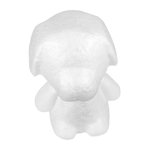 LALAFINA Weiße Styropor Welpenform DIY Bastelform für Hundeliebhaber Kreative Modellierform für Kunstprojekte Blumenarrangements Hochzeitsdeko und DIY Ornamente von LALAFINA
