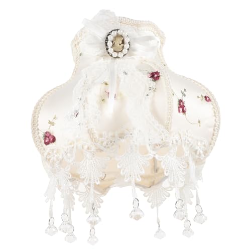 LALAFINA Weißer Spitzen Lampenschirm Fassungs Deckenleuchte Vintage Eleganter Stoffschirm für Wand und Deckenlampen Handgefertigt Warmes Europäischer Stil Geeignet für Wohnräume LALAFINA Weißer Spitzen Lampenschirm Fassungs Deckenleuchte Vintage Eleganter Stoffschirm für Wand und Deckenlampen Handgefertigt Warmes Europäischer Stil Geeignet für Wohnräume von LALAFINA