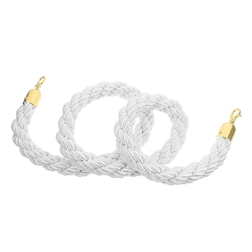 Stanchion Twisted Rope Geflochtene Queen Absperrseile Absperrung Mit Haken Zur Kontrolle Von Menschenmengen In Hotels Konzerten Theatern Und Restaurants 1 M von LALAFINA