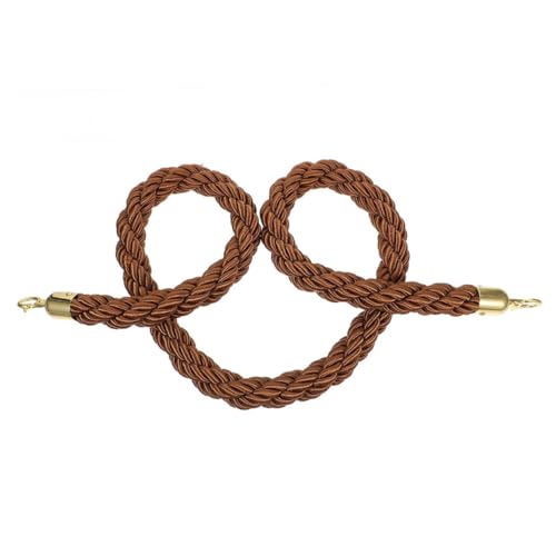 Stanchion Twisted Rope Geflochtene Queen Absperrseile Absperrung Mit Haken Zur Kontrolle Von Menschenmengen In Hotels Konzerten Theatern Und Restaurants 1 M von LALAFINA