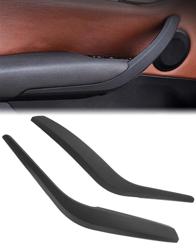 LALAIJDOU X1 E84 Türgriffabdeckung, 2 Stück Türgriffabdeckung linke Seite + rechte Seite Innentürgriffabdeckung kompatibel mit BMW X1 E84 2009-2015, #51412991775#51412991776 (Matt schwarz) von LALAIJDOU