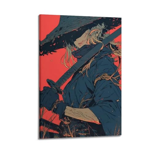 Gemaltes Samurai-Poster, 7 Poster, dekorative Malerei, Leinwand, Wandposter und Kunstbild, Druck, moderne Familienschlafzimmer-Dekoration, Poster, 40 x 60 cm Gemaltes Samurai-Poster, 7 Poster, dekorative Malerei, Leinwand, Wandposter und Kunstbild, Druck, moderne Familienschlafzimmer-Dekoration, Poster, 40 x 60 cm von LALBLZ