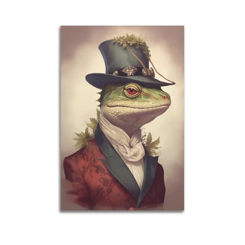 Salamander Paranormales Poster, dekoratives Gemälde, Leinwand, Wandposter und Kunstdruck, moderne Familienschlafzimmer-Dekoration, Poster, 20 x 30 cm Salamander Paranormales Poster, dekoratives Gemälde, Leinwand, Wandposter und Kunstdruck, moderne Familienschlafzimmer-Dekoration, Poster, 20 x 30 cm von LALBLZ