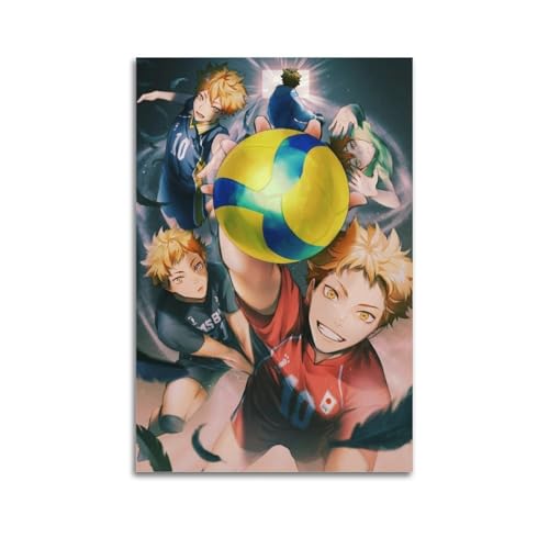 Volleyball-Poster, Anime-Poster, dekoratives Gemälde, Leinwand, Wandposter und Kunstdruck, moderne Familienschlafzimmer-Dekoration, Poster, 20 x 30 cm Volleyball-Poster, Anime-Poster, dekoratives Gemälde, Leinwand, Wandposter und Kunstdruck, moderne Familienschlafzimmer-Dekoration, Poster, 20 x 30 cm von LALBLZ