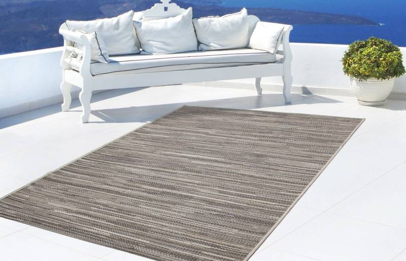LALEE Teppich Sunset 600, rechteckig, Höhe: 7 mm, In- und Outdoor geeignet, Wohnzimmer von LALEE