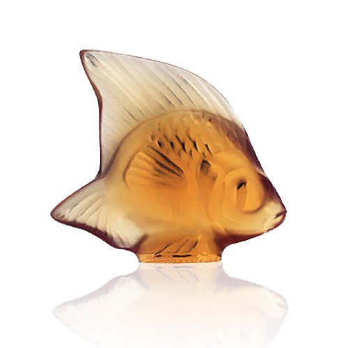 Lalique Fish-Amber Kristall von LALIQUE