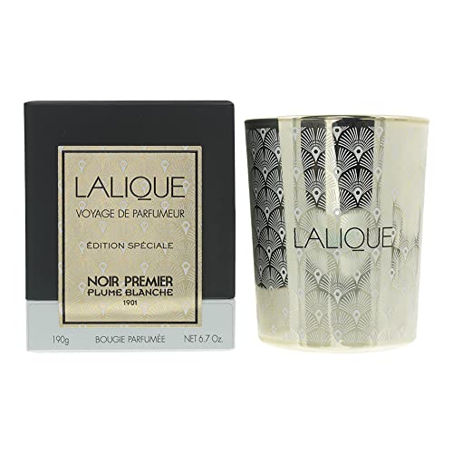 Lalique Noir Premier Plume Blanche-Kerze, 190 g von LALIQUE