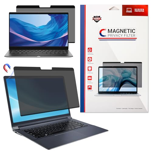 LAMA 14 Zoll Blickschutzfilter für MacBook Pro 14.2" 2021 M1 Pro/M1 Max Blickschutzfolie Magnetischer Blickschutzfilter Datenschutzbildschirmfilter mit Sichtschutz, Anti-Blaulicht und Blendschutz von LAMA