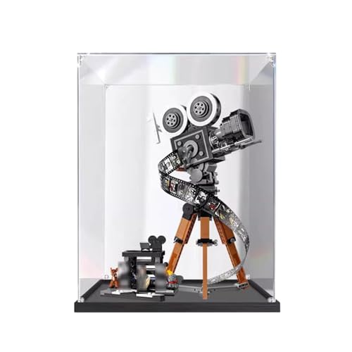 Acryl Vitrine für 43230 Kamera Baustein Modelle, Staubdichte Transparente Schaukasten Aufbewahrungsbox Kompatibel Mit Lego 43230 Modelle (Nur Vitrine) C, 3MM von LAMAME