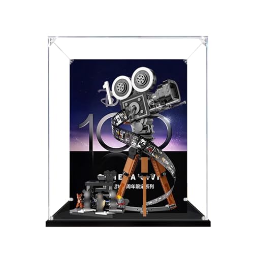 Acryl Vitrine für 43230 Kamera Baustein Modelle,Staubdichte Vitrine Transparente Schaukasten Aufbewahrungsbox Kompatibel Mit Lego 43230 Modelle (Nur Vitrine) A,3MM von LAMAME