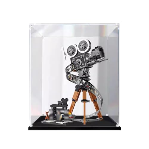 Acryl Vitrine für 43230 Kamera Baustein Modelle,Staubdichte Vitrine Transparente Schaukasten Aufbewahrungsbox Kompatibel Mit Lego 43230 Modelle (Nur Vitrine) B,2MM von LAMAME