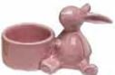 Sia Friends Teelichthalter Hase pink,Keramik h6,5cm, d 10cm von LAMARE