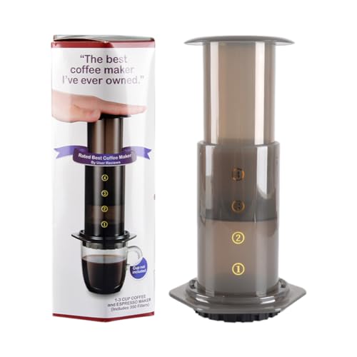 LAMDNL Handpresse Tragbare Kaffeemaschinen Espressomaschine Outdoor Tragbare Kaffeetasse Mini Kaffeekanne Professionelle Kaffeegeschirr Tragbare Espressokocher Für Camping von LAMDNL