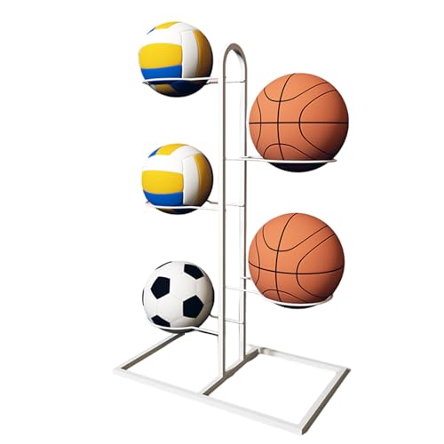LAMDNL Rolling l Storage Rack Multilayer l Display Rack Metal Vertical l Stand for Basketball Football Volleyball LAMDNL Rolling l Storage Rack Multilayer l Display Rack Metal Vertical l Stand for Basketball Football Volleyball von LAMDNL