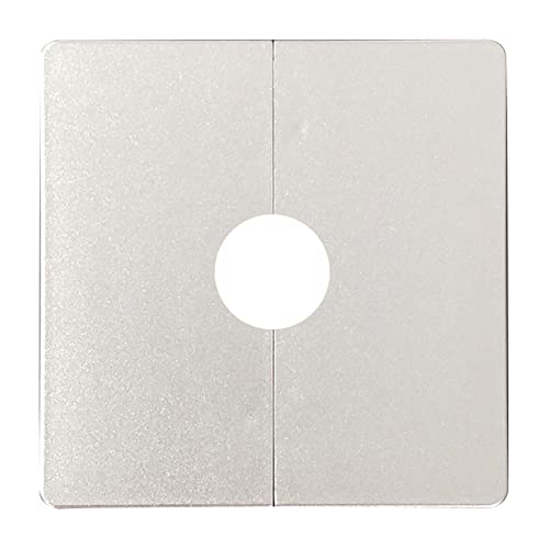 LAMDNL Selbstklebende Wand Split Flansch Rosetten Abdeckplatte Quadratische Dekorative Abdeckung Klimaanlage Staubstecker Rosettenabdeckung Platte, Silber LAMDNL Selbstklebende Wand Split Flansch Rosetten Abdeckplatte Quadratische Dekorative Abdeckung Klimaanlage Staubstecker Rosettenabdeckung Platte, Silber von LAMDNL