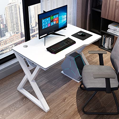 LAMEDOAT Gaming-Schreibtisch, PC-Computertisch, PC-Laptop-Tisch für große Räume, Heimcomputer, Oberfläche aus Kohlefaser, Gaming-Schreibtisch, PC-Tisch mit Kopfhörerhaken, CL 120 cm von LAMEDOAT
