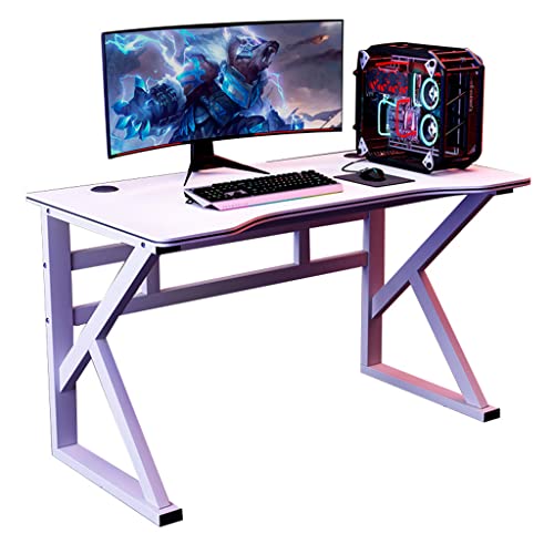 LAMEDOAT Gaming-Schreibtisch PC-Computertisch, großer ergonomischer Gaming-Computertisch, Heimcomputer, Gaming-Schreibtisch PC-Tisch mit Kohlefaseroberfläche, AL 80 cm von LAMEDOAT