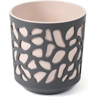 Blumentopf / Übertopf DUET anthrazit Blumentopf / Übertopf DUET anthrazit von LAMELA