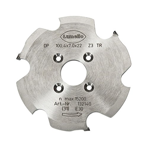 Lamello 132140 P-System-Nutfräser, DP (Diamant) für Zeta, 100,4x7x22mm, Z3, für Clamex P von LAMELLO