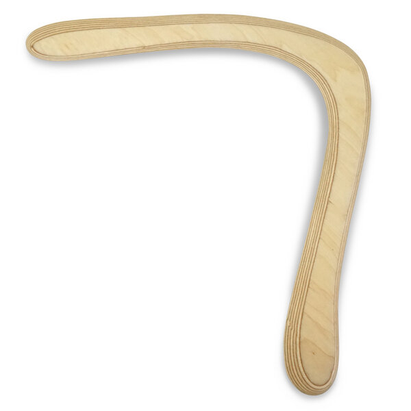 LAMEY bumerang Sportlicher Profibumerang aus finnischer Birke - GIGANT natur von LAMEY bumerang