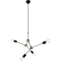 Lamkur Lighting - Lamkur Alessia Mehrarm-Pendel-Deckenleuchte Satin, 4x E27 von LAMKUR LIGHTING