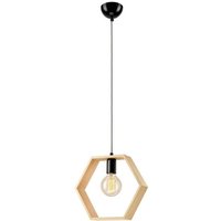 Lamkur Lighting - Lamkur Drahtgestell-Pendel-Deckenleuchte Natur, 1x E27 von LAMKUR LIGHTING