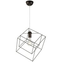 Lamkur Lighting - Lamkur Drahtgestell-Pendel-Deckenleuchte Schwarz, 1x E27 von LAMKUR LIGHTING