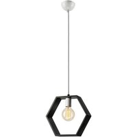 Lamkur Lighting - Lamkur Drahtgestell-Pendel-Deckenleuchte Wenge, 1x E27 von LAMKUR LIGHTING