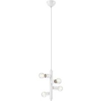 Lamkur Lighting - Lamkur Linda Modern Mehrarm-Pendel-Deckenleuchte Weiß, 4x E27 von LAMKUR LIGHTING