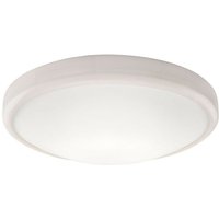 Lamkur Lighting - Lamkur Round Simple Flush Deckenleuchte Weiß, 2x E27 von LAMKUR LIGHTING