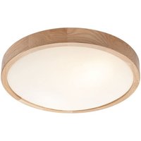Lamkur Lighting - Lamkur Simple Flush Deckenleuchte Eiche, 2x E27 von LAMKUR