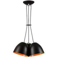 Lamkur Livia Cluster Pendel-Deckenleuchte Schwarz, 3x E27 von LAMKUR LIGHTING