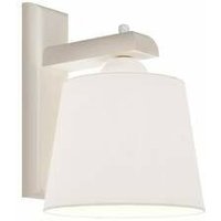 Neuwertig] Lamkur Wandleuchte Sweden Wandlampe Wandlicht Leuchte Mit Holzgestell Altweiß B-Ware von LAMKUR