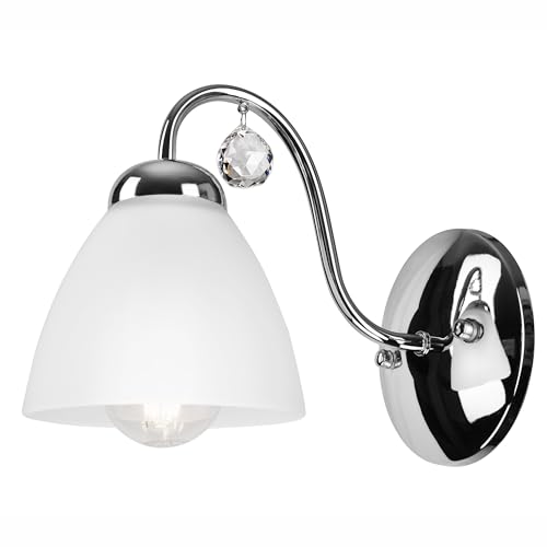 LAMKUR Miranda 1-flammige Wandleuchte CHROM 1xE27 LAMKUR Miranda 1-flammige Wandleuchte CHROM 1xE27 von LAMKUR