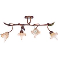 Lamkur Ania Stab-Pendel-Deckenleuchte Braun, 4x E14 Lamkur Ania Stab-Pendel-Deckenleuchte Braun, 4x E14 von LAMKUR