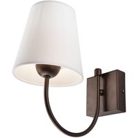 Lamkur Julietta Wandlampe mit Schirm Braun, 1x E27 von LAMKUR