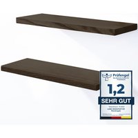 LAMO Manufaktur 2 Stück Wandregal aus Holz 2x 42cm SET 4 Gerade Farbe: Schwarz LAMO Manufaktur 2 Stück Wandregal aus Holz 2x 42cm SET 4 Gerade Farbe: Schwarz von LAMO MANUFAKTUR