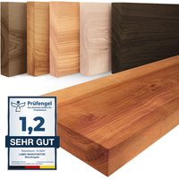 LAMO Manufaktur Wandregal Holz, Hängeregal Pure ohne Montageset, Farbe: Dunkel 70cm, LWG-01-A-004-70 - Dunkel von LAMO MANUFAKTUR