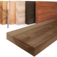 Wandregal Bücherregal Invisible mit Würth Wandbefestigung, Komplett-Set, 40mm starke Massivholzplatte - Lamo Manufaktur Wandregal Bücherregal Invisible mit Würth Wandbefestigung, Komplett-Set, 40mm starke Massivholzplatte - Lamo Manufaktur von LAMO MANUFAKTUR
