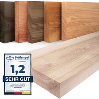 LAMO Manufaktur Wandregal Holz, Hängeregal Pure ohne Montageset, Farbe: Roh 60cm, LWG-01-A-001-60 - Roh von LAMO MANUFAKTUR