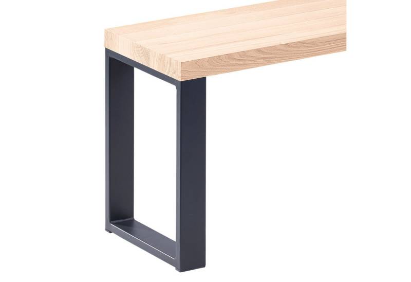 LAMO Manufaktur Sitzbank LSB Sitzbank (Komplett-Set, 3-Teilig), 40mm stake Massivholzplatte von LAMO Manufaktur