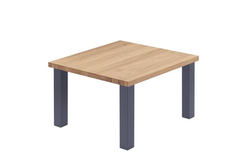 LAMO Manufaktur Esstisch Classic Küchentisch Tischplatte Massivholz inkl. Metallgestell (1 Tisch), gerade Kante von LAMO Manufaktur